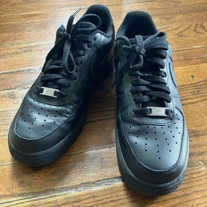 Black Nike Air Force 1s